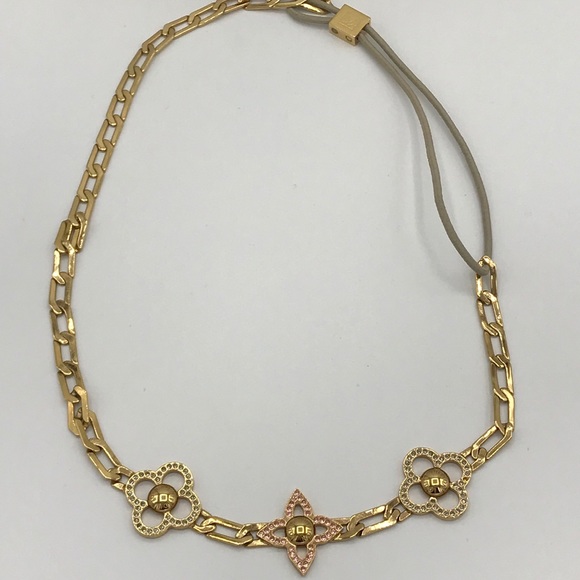 Louis Vuitton Rhinestone Headband Monogram Flower - Picture 2 of 16